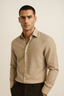 Camisa de Lino Avari Beige
