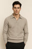 Polo de Cashmere Malero Gris