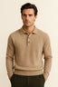 Polo de Merino Avarel Taupe