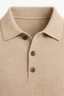 Polo de Merino Avarel Taupe