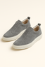 Zapatillas Slip-On de Ante Gris Ladore