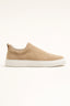 Zapatilla Slip-On Ladore de Ante Beige
