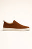 Zapatillas Ladore Suede Slip-On Marrón