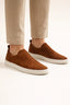 Zapatillas Ladore Suede Slip-On Marrón