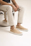 Zapatilla Slip-On Ladore de Ante Beige