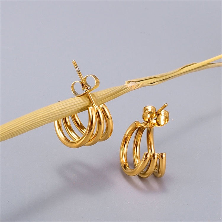 Kolczyki Cradle Hoop